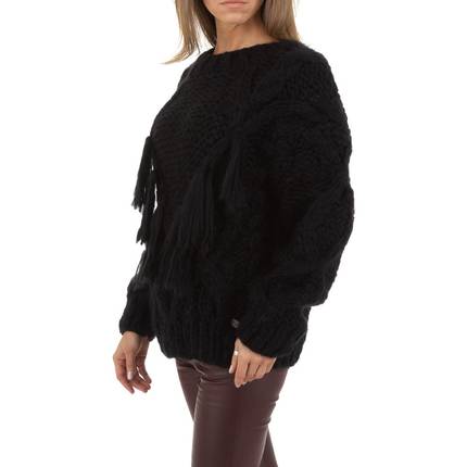 Damen Pullover von Voyelles Gr. One Size - black