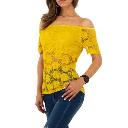 Damen Bluse von Whoo Fashion Gr. M/L - yellow