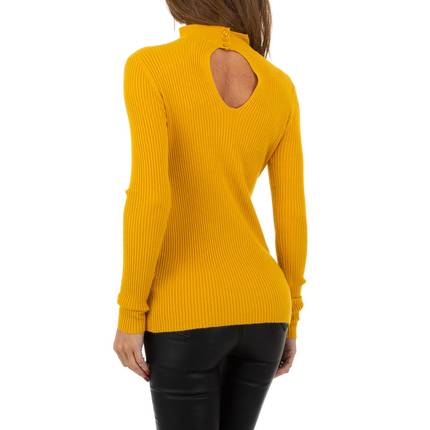 Damen Pullover von Whoo Fashion Gr. One Size - yellow