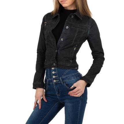 Damen Jacke von M.Sara Denim Gr. XL/42 - black