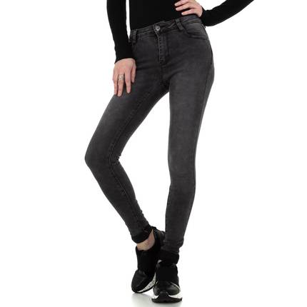 Damen Jeans von Laulia Gr. XXS/32 - grey