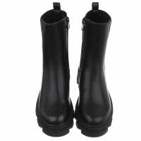 Damen Chelsea Boots - blackpu