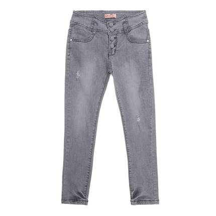 Mdchen Jeans von Egret Gr. 146 - grey