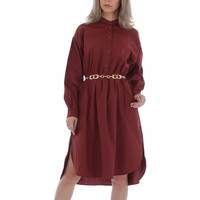 Damen Blusenkleid von JCL Gr. One Size - wine