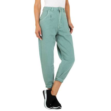Damen High Waist Jeans von M.Sara - LT.green