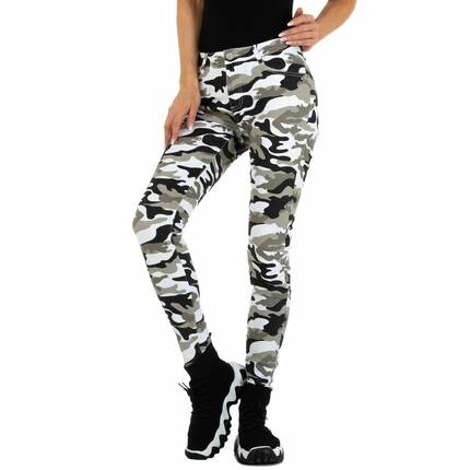 Damen Skinny Jeans von M.Sara Gr. 31 - camouflage