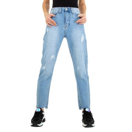 Damen High Waist Jeans von Colorful Premium Gr. S/36 - blue