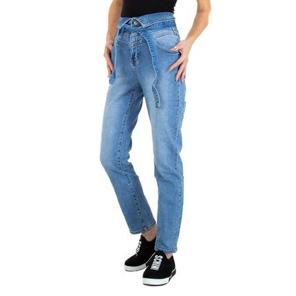 Damen High Waist Jeans von Colorful Premium - blue