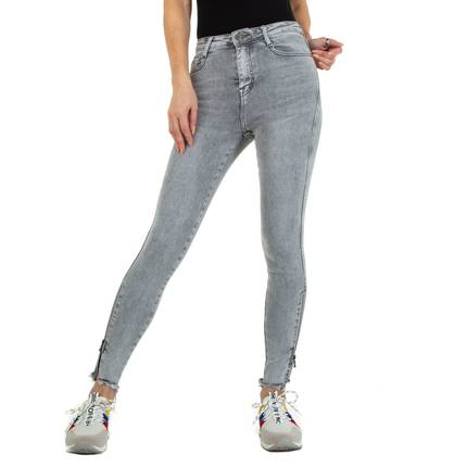 Damen Skinny Jeans von Daysie Gr. XS/34 - L.grey