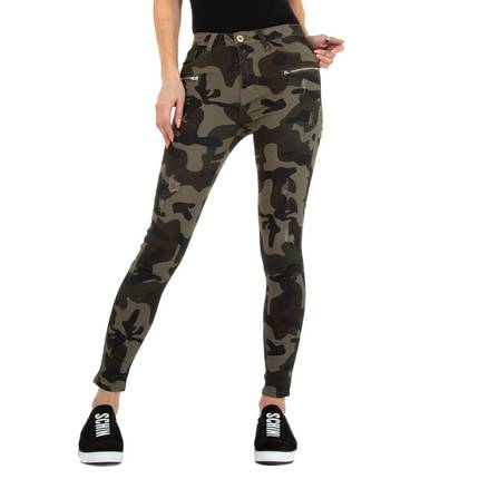 Damen Skinny Jeans von Daysie Gr. M/38 - armygreen