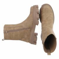 Damen Chelsea Boots - khakipu