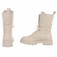 Damen Schnürstiefeletten - beige