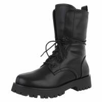 Damen Schnürstiefeletten - black