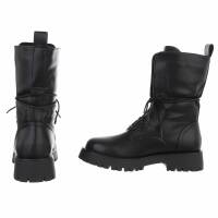 Damen Schnürstiefeletten - black