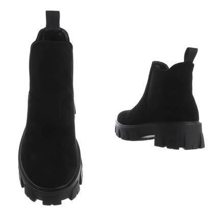 Damen Chelsea Boots - blacksuede