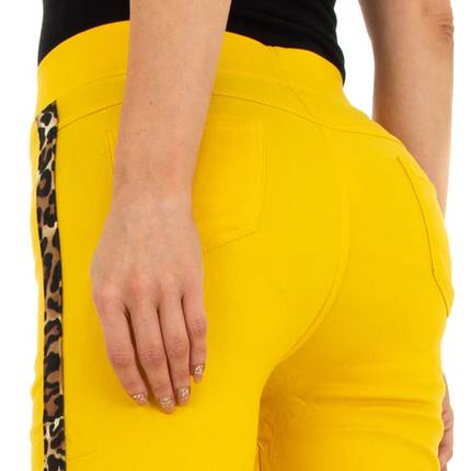 Damen Jeggings von Fashion Design - yellow