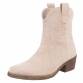 Damen Western- & Bikerboots - beigesuede