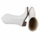 Damen Western- & Bikerboots - white