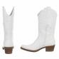 Damen Western- & Bikerboots - white