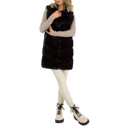 Damen bergangsjacke von Glo Story Gr. XL/42 - black