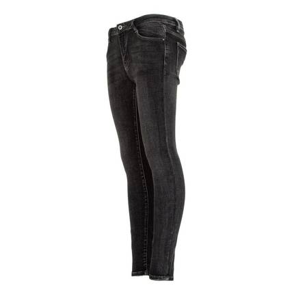 Damen High Waist Jeans von Laulia - black