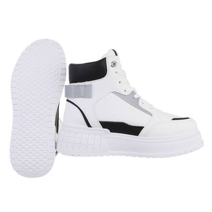 Damen High-Sneakers - whiteblack