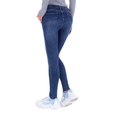 Damen Skinny Jeans von Laulia - blue