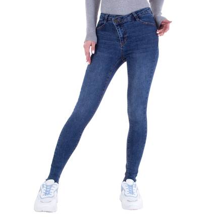 Damen Skinny Jeans von Laulia Gr. XS/34 - blue