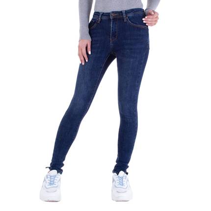 Damen Skinny Jeans von Laulia Gr. XS/34 - DK.blue