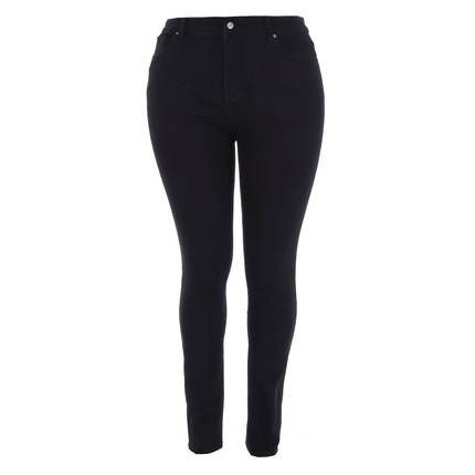 Damen High Waist Jeans von Gallop Gr. XXS/32 - black