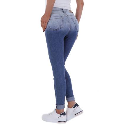 Damen Skinny Jeans von Gollop - blue