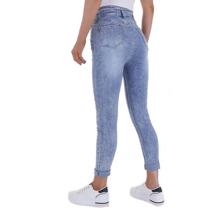 Damen High Waist Jeans von Gallop - L.blue