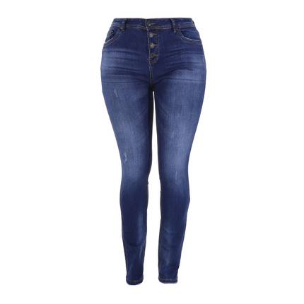 Damen High Waist Jeans von Gallop Gr. S/36 - blue