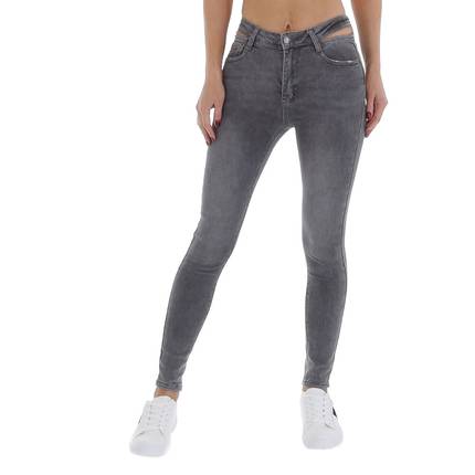 Damen Skinny Jeans von Laulia - grey