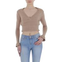 Damen Strickpullover von Emma & Ashley - beige