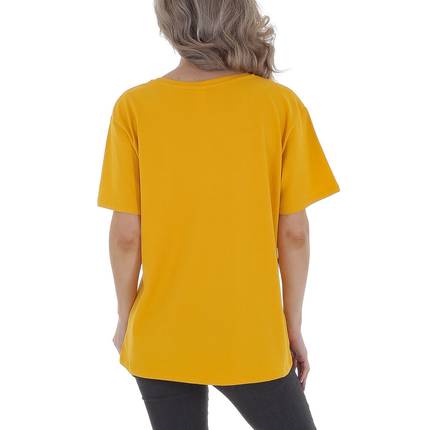 Damen T-Shirt von GLO STORY - yellow