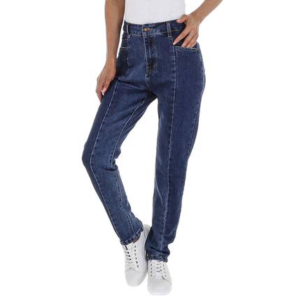 Damen High Waist Jeans  von GALLOP Gr. XS/34 - blue