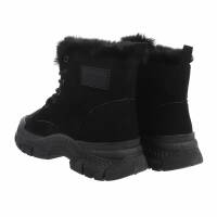 Damen Klassische Stiefeletten - allblack