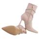 Damen High-Heel Stiefeletten - nude