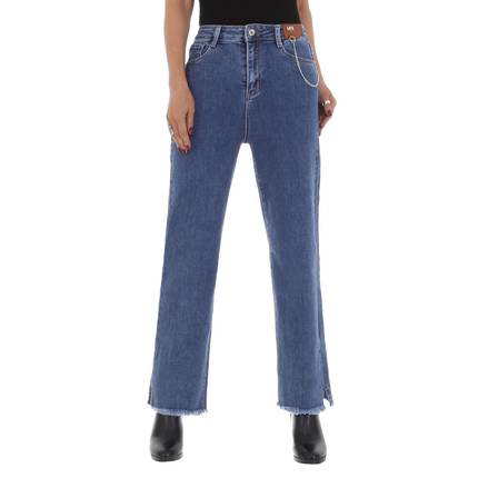 Damen High Waist Jeans von GALLOP Gr. 31 - blue