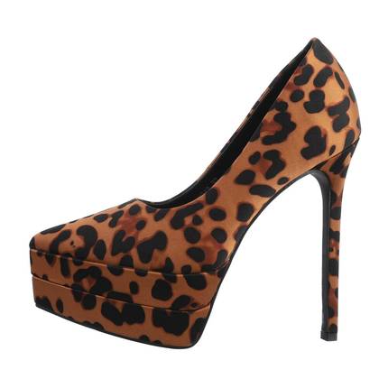 Damen High-Heel Pumps - leopard Gr. 36