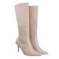 Damen High-Heel Stiefel - beige