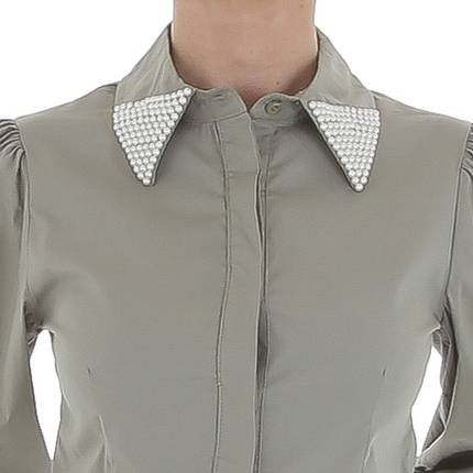 Damen Bluse von Emma & Ashley - armygreen