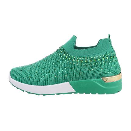 Damen Low-Sneakers - green - 12 Paar