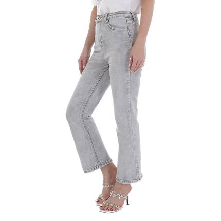 Damen Bootcut Jeans von Laulia - L.grey