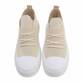Damen Low-Sneakers - beige