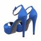 Damen High-Heel Pumps - blue