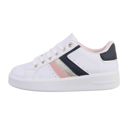 Damen Low-Sneakers - whitepinkblue Gr. 36