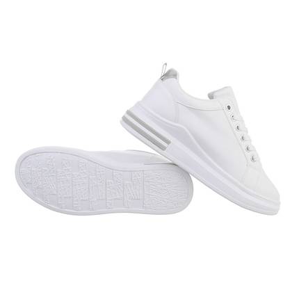Damen Low-Sneakers - whitesilver