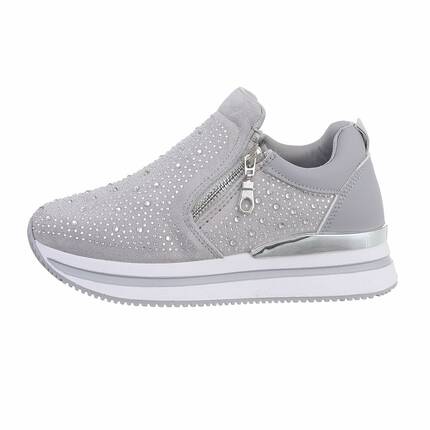 Damen Low-Sneakers - lt.grey Gr. 40